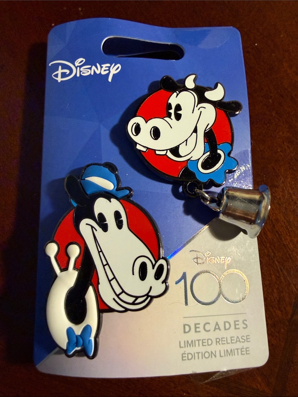 Disney Clarabelle Cow Enamel Pin Set Disney 100 Decades Limited Edition